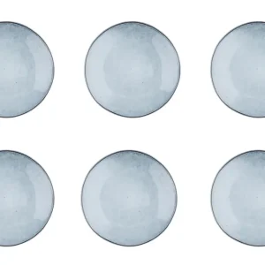 bord CLOUD Ø21,5cm - 6 stuks - Stormgrijs