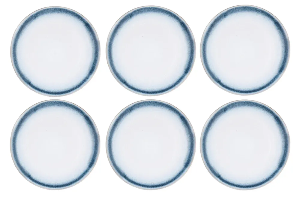 bord COSMOS Ø27,5cm - 6 stuks - Azur