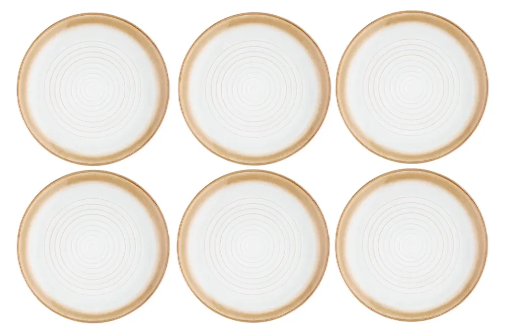 bord COSMOS Ø27,5cm - 6 stuks - Cream