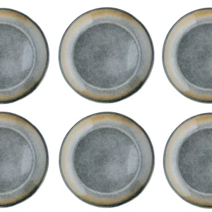bord GENESIS Ø27cm - 6 stuks - Aarde