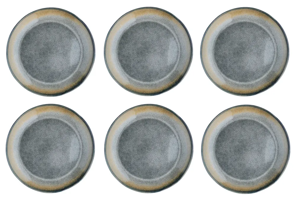 bord GENESIS Ø27cm - 6 stuks - Aarde