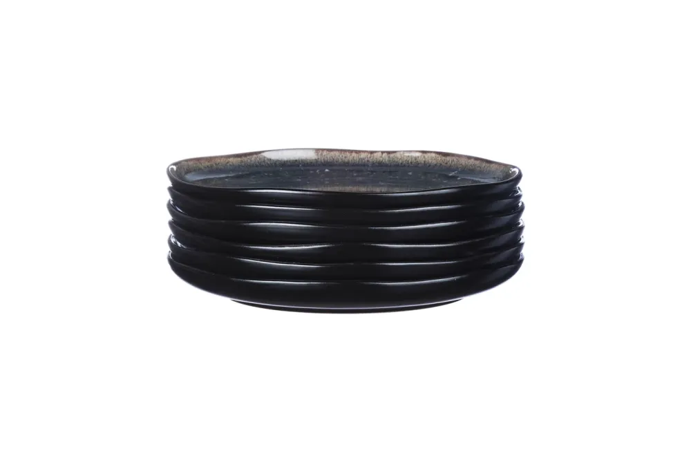 bord IRIS Ø21,5cm - 6 stuks - Nachtblauw