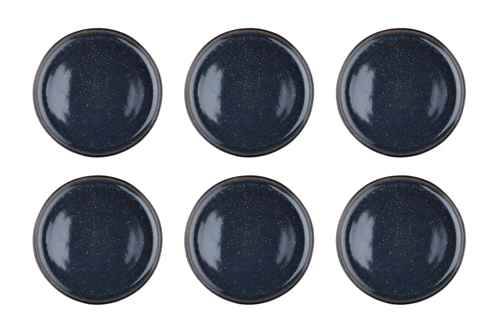 bord IRIS Ø26cm - 6 stuks - Nachtblauw