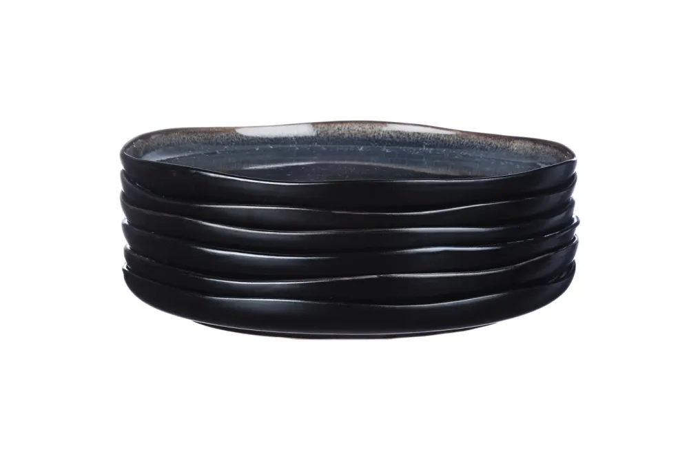 bord IRIS Ø26cm - 6 stuks - Nachtblauw