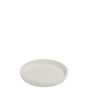 Bord Kleine Rand Porselein Wit