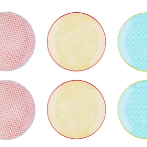 bord PATTERN Ø26cm - 6 stuks - Color