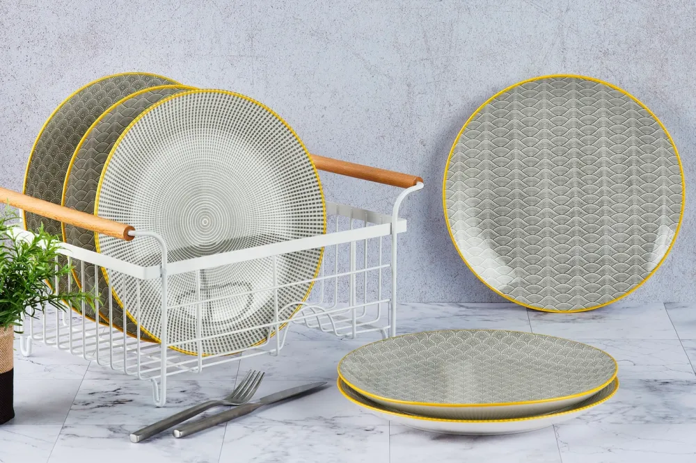 bord PATTERN Ø26cm - 6 stuks - Eclipse
