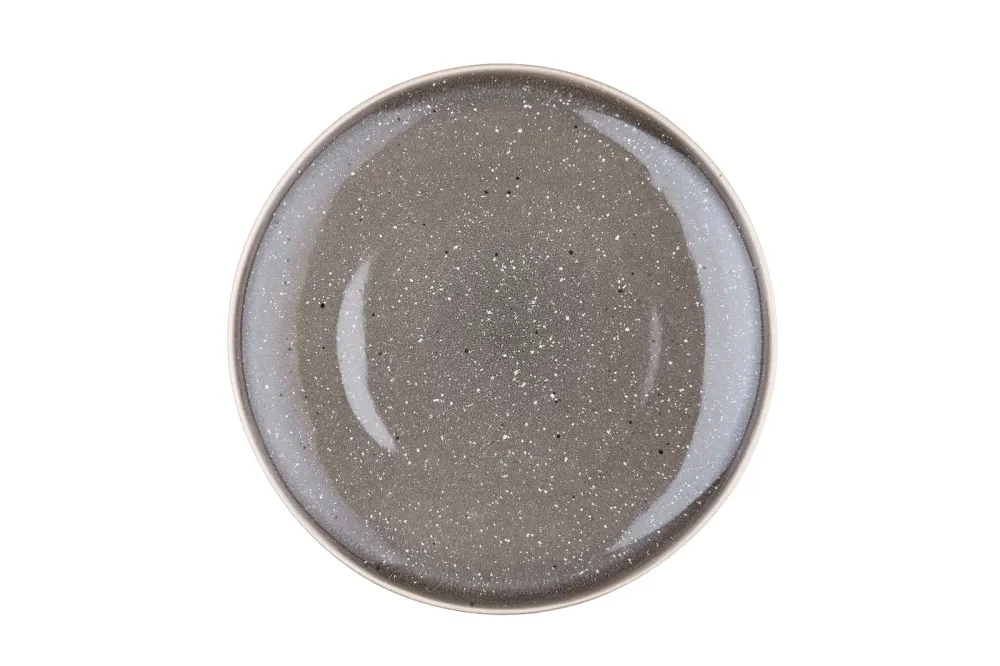 bord STELLAR Ø27cm - 6 stuks - Betongrijs