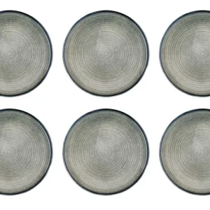 bord ZEN Ø28cm - 6 stuks - Naturel
