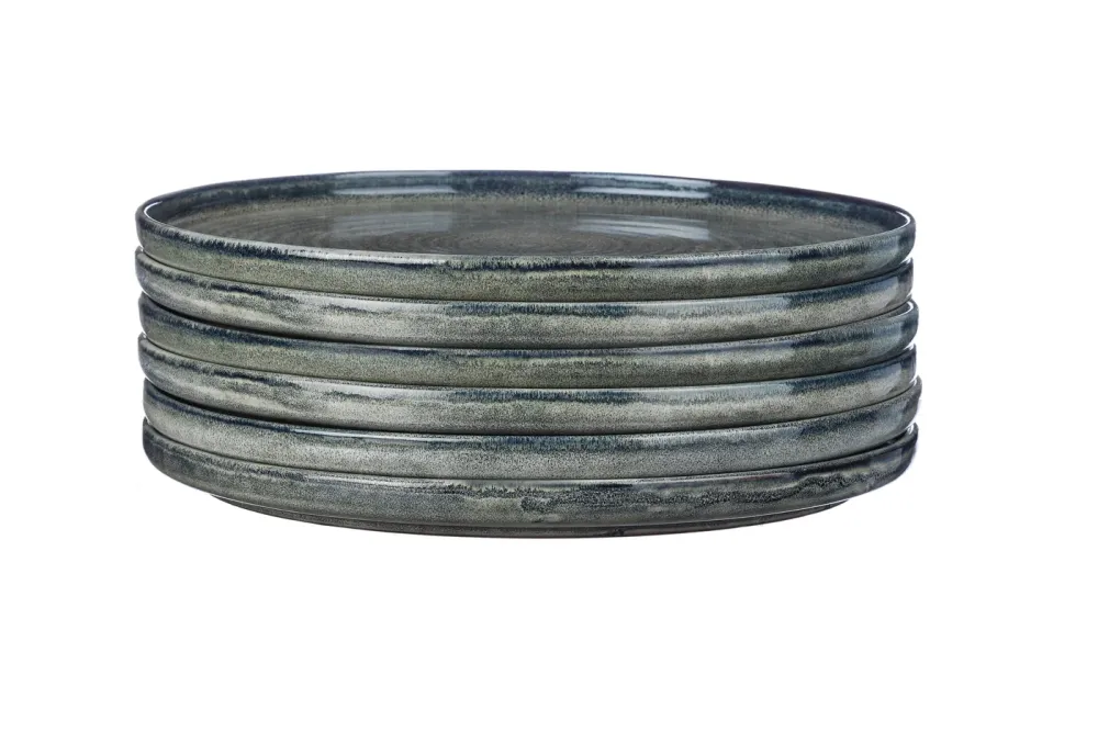 bord ZEN Ø28cm - 6 stuks - Naturel