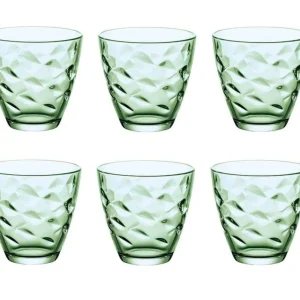 Bormioli Rocco Glazen Flora - Groen - 250 ml - 6 stuks