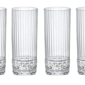 Bormioli Rocco Longdrinkglazen America 20's - 400 ml - 4 stuks