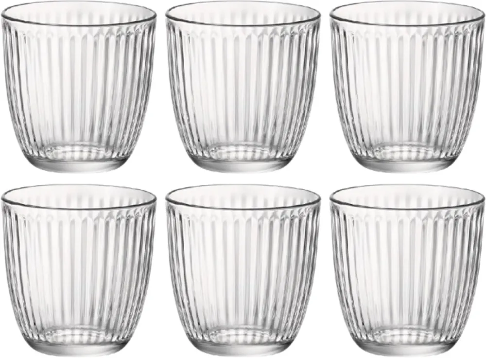 Bormioli Rocco Waterglazen Line Transparant 290 ml - 6 stuks