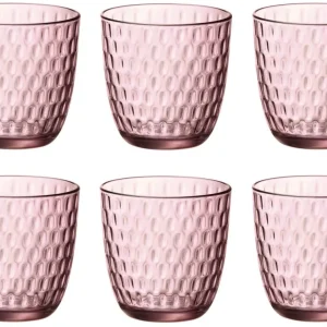Bormioli Rocco Waterglazen Slot - Roze - 290 ml - 6 stuks