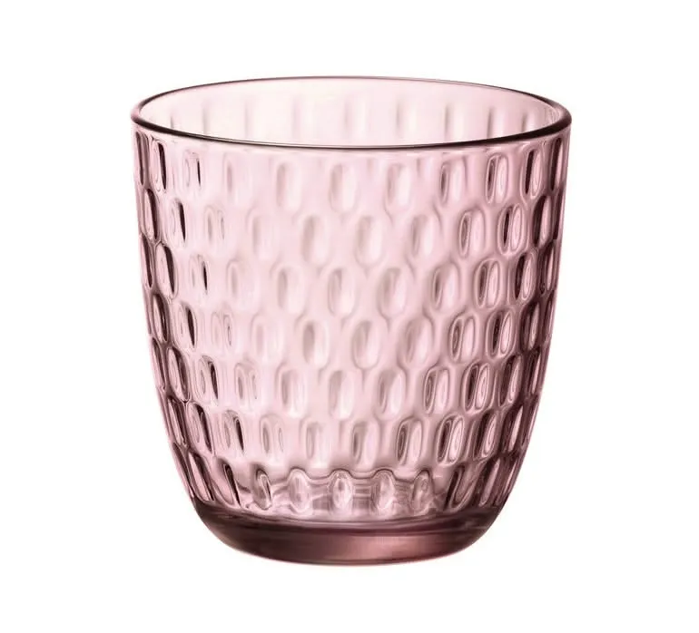Bormioli Rocco Waterglazen Slot - Roze - 290 ml - 6 stuks