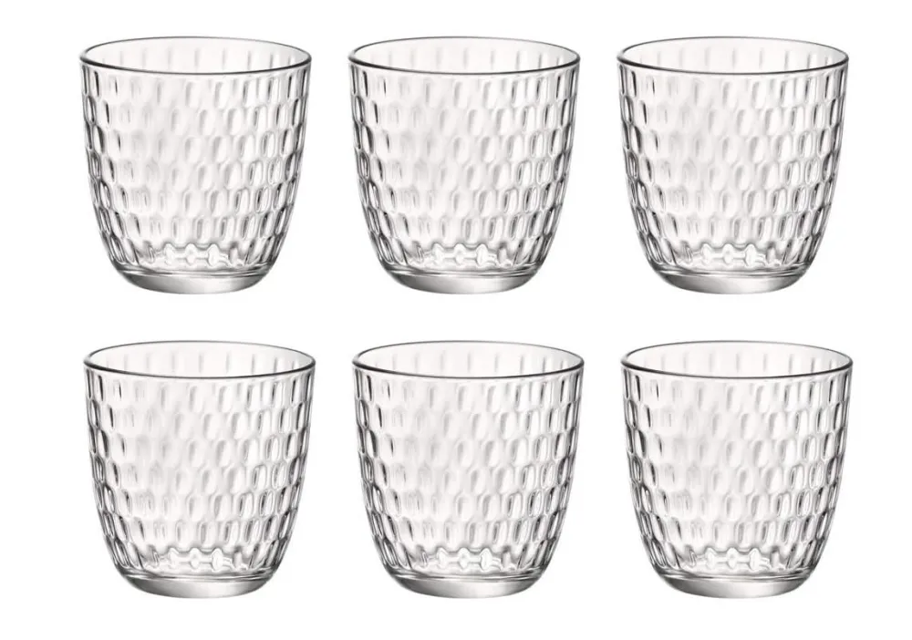 Bormioli Rocco Waterglazen Slot - Transparant - 290 ml - 6 stuks