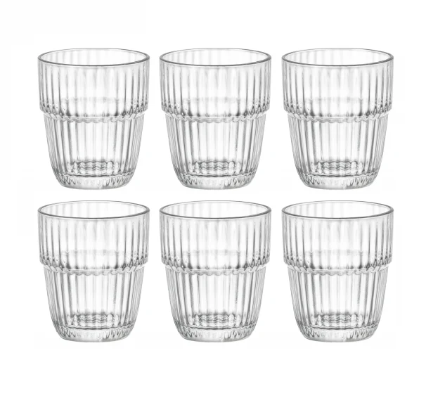 Bormioli Rocco Waterglazen Stapelbaar - Barshine - 210 ml - 6 stuks
