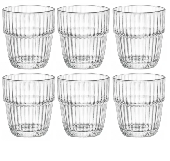 Bormioli Rocco Waterglazen Stapelbaar - Barshine - 305 ml - 6 stuks