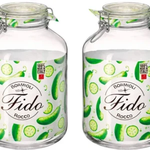 Bormioli Rocco Weckpot Fido - ø 17.5 cm / 5 Liter - 2 stuks