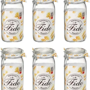 Bormioli Rocco Weckpot Fido 11 x 11 cm / 1.5 liter - 6 stuks