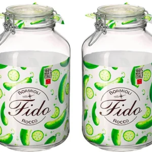 Bormioli Rocco Weckpot Fido - ø 16 cm / 4 Liter - 2 stuks