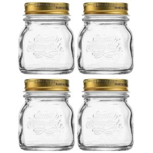 Bormioli Rocco Weckpot Quattro Stagioni - ø 7.5 cm / 150 ml - 4 stuks