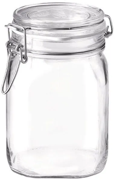 Bormioli Rocco Weckpotten Fido 11 x 11 cm / 1 liter - 4 stuks