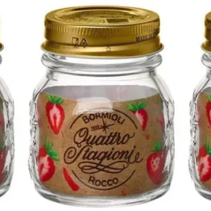 Bormioli Rocco Weckpotten Quattro Stagioni - ø 8.5 cm / 250 ml - 3 stuks