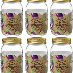 Bormioli Rocco Weckpotten Quattro Stagioni - ø 11 cm / 1 liter - 6 stuks