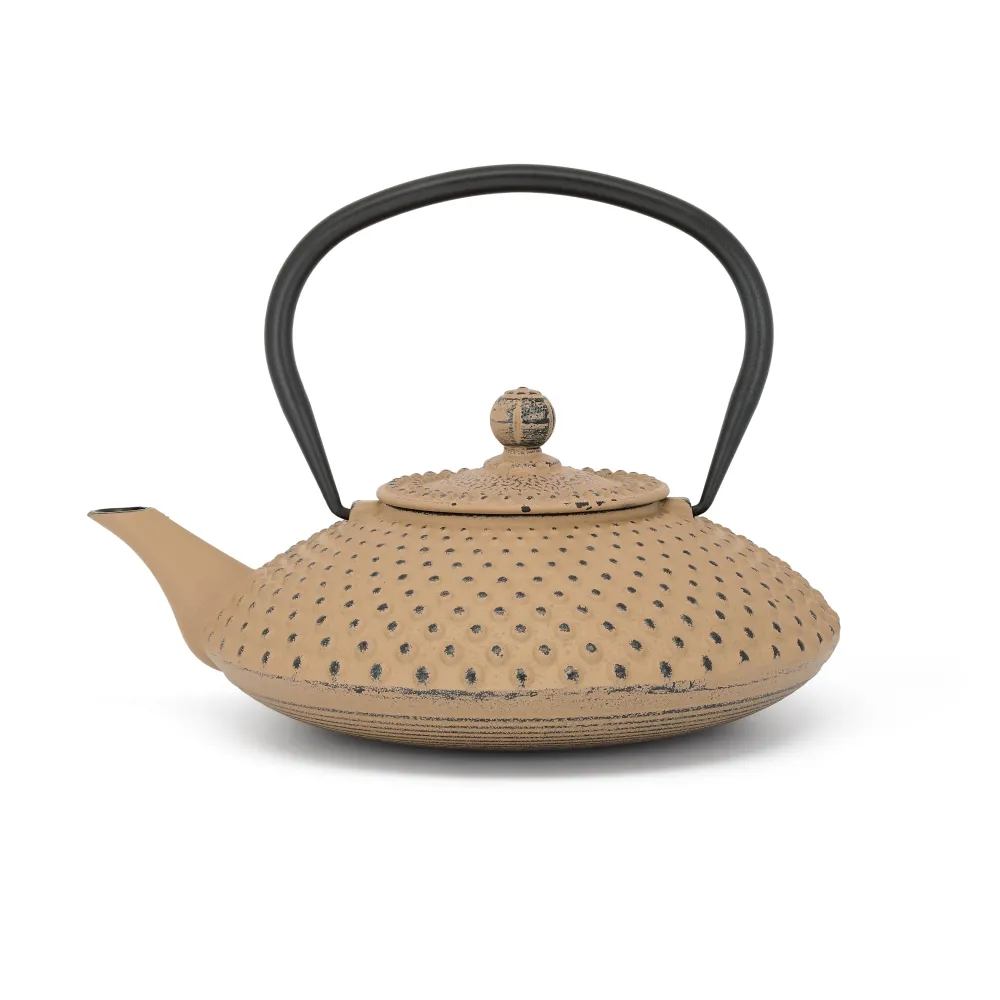 Bredemeijer - Gietijzeren theepot Xilin - 1,25 liter - Camel - Met filter