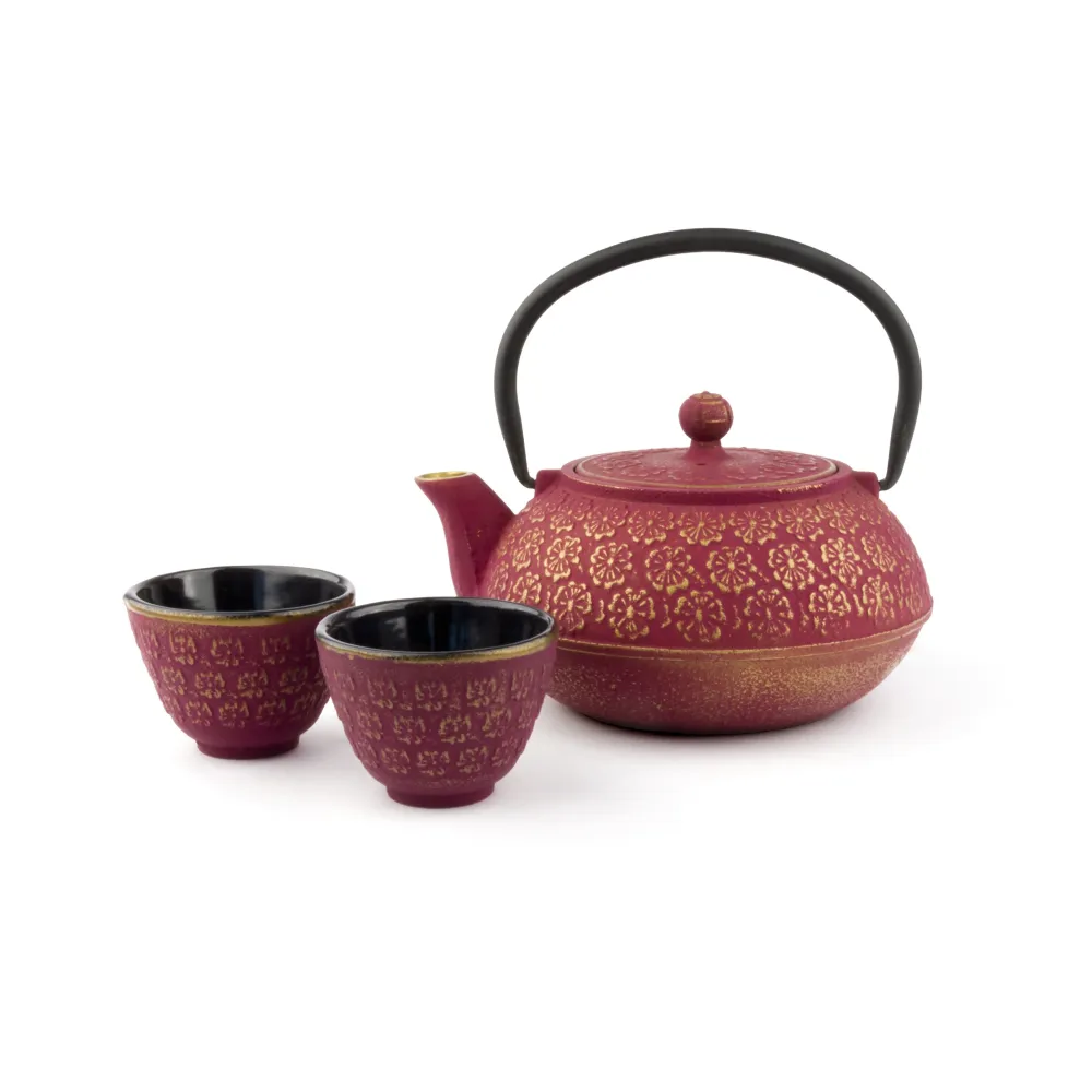 Bredemeijer - Giftset Shanghai 0,6L roze/goud