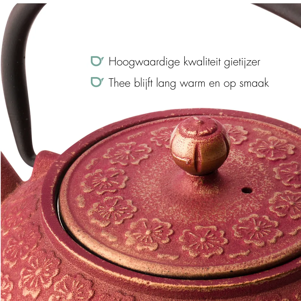 Bredemeijer - Giftset Shanghai 0,6L roze/goud