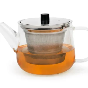 Bredemeijer - Glazen theepot Merano - 1,1 liter - Met RVS filter
