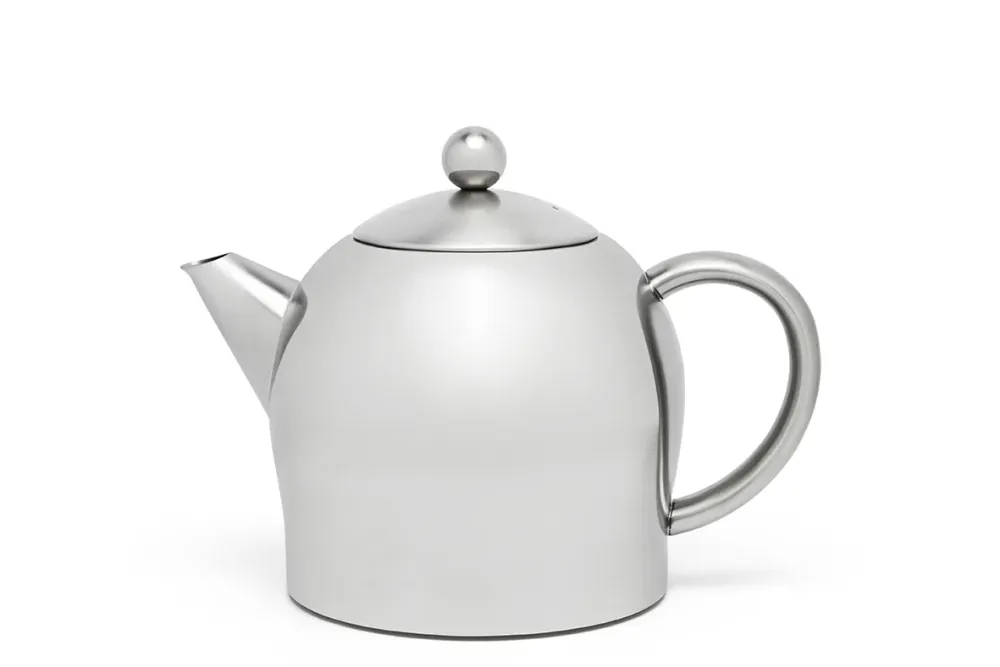 Bredemeijer Minuet Santhee Theepot 0,5l, mat Zilverkleurig Mat Roestvrij staal 304