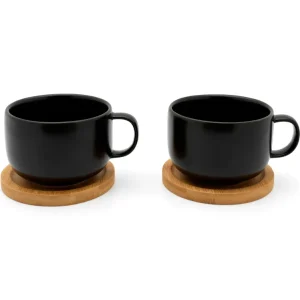 Bredemeijer - Theekop Umea 250ml zwart s/2