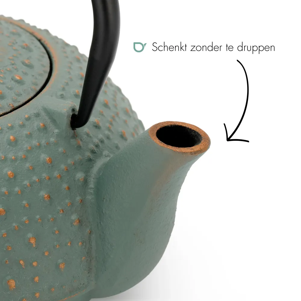 Bredemeijer - Theepot Anhui 0,9L gietijzer blauw