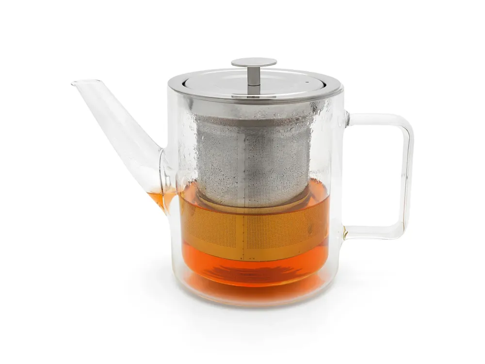 Bredemeijer - Theepot San Remo 1,0L dubbelwandig glas