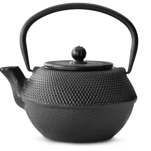 Bredemeijer Xilin Theepot Gietijzer 1,25l, zwart Zwart Mat Gietijzer