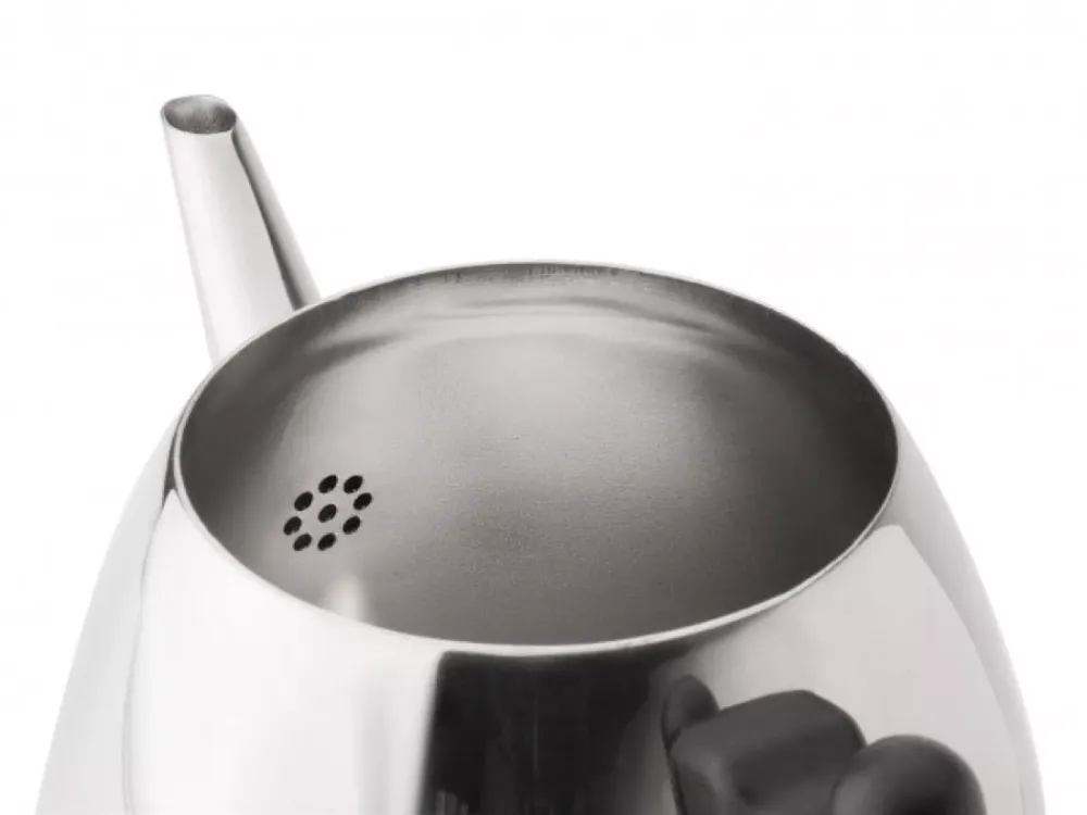 Duet Classic Theepot 1.2 Liter – RVS met Zwart Bredemeijer