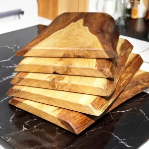Brotzeitbrett / Frühstücksbrett - Rustiek met boomrand