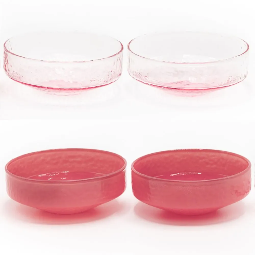 Brût Homeware schaaltjes Claude - roze - set van 4