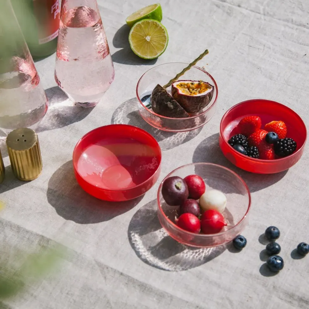 Brût Homeware schaaltjes Claude - roze - set van 4