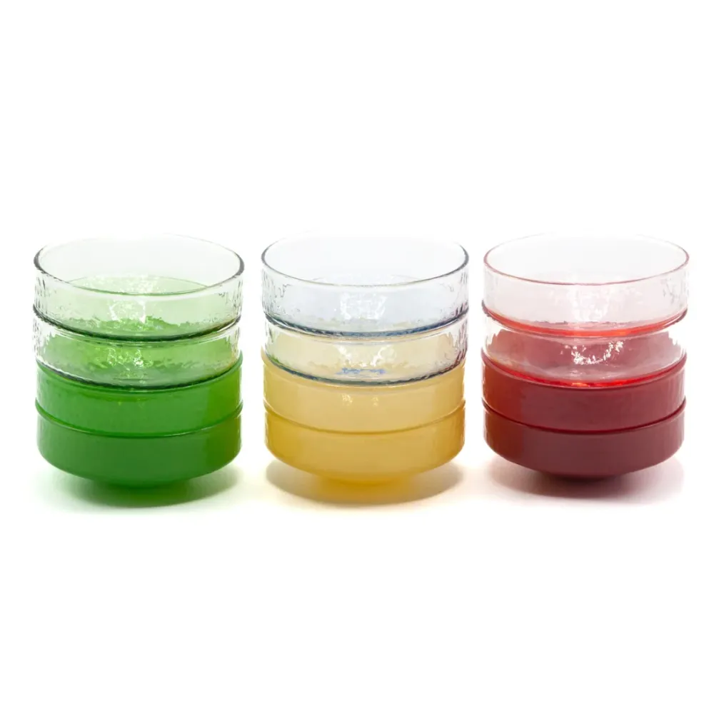 Brût Homeware schaaltjes Claude - roze - set van 4