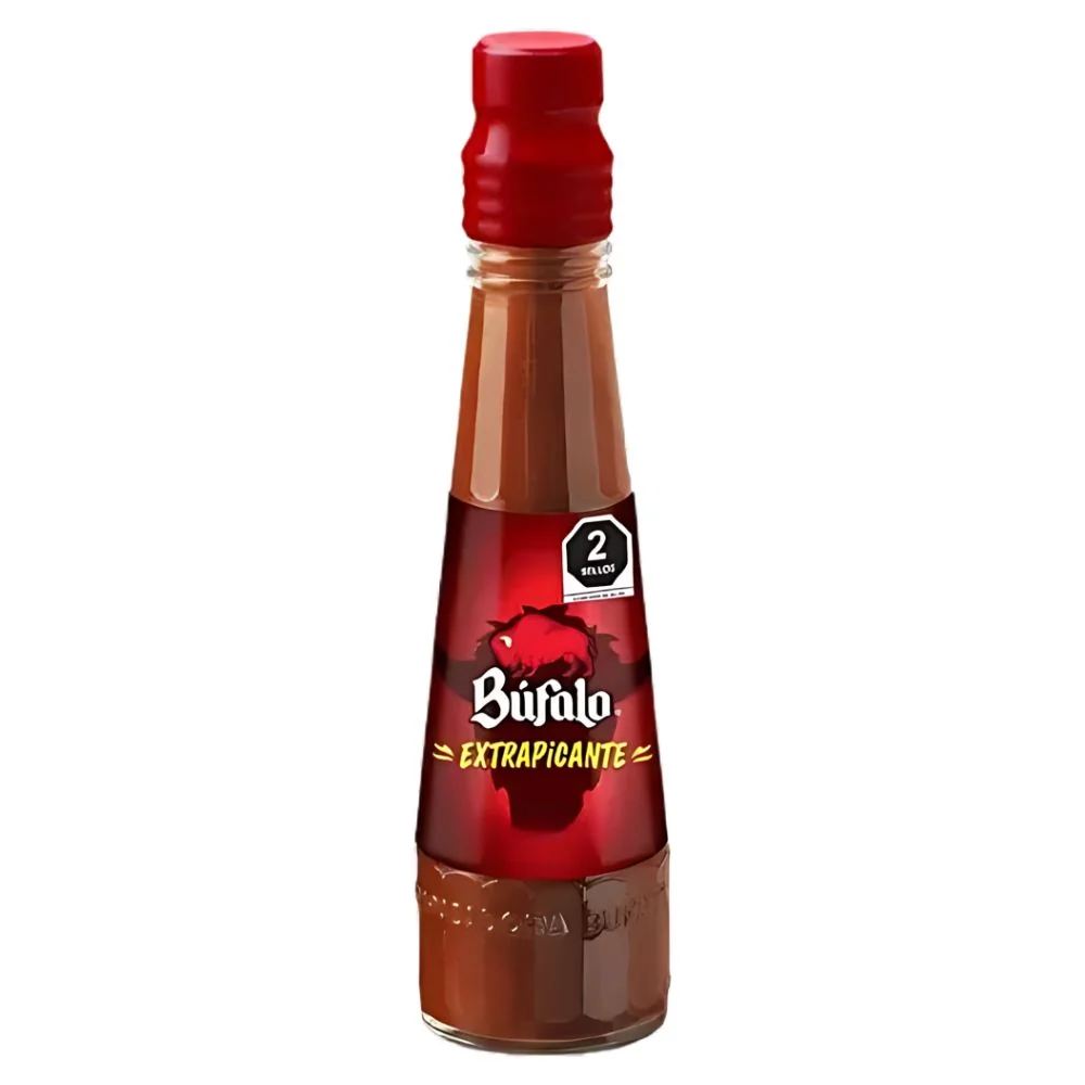 Bufalo Extra Spicy Sauce, extra pittige buffelsaus van 150g