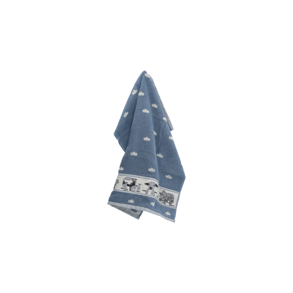 Handdoek Schaap Grijsblauw Bunzlau Castle