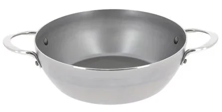 De Buyer Hapjespan / Sauteuse met 2 handvaten - Mineral B Pro - ø 32 cm / 5.5 liter - zonder anti-aanbaklaag