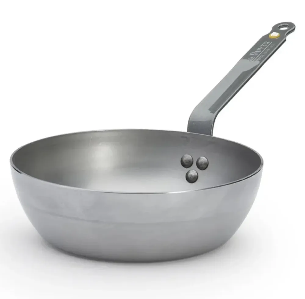 De Buyer Hapjespan / Sauteuse Mineral B - ø 24 cm / 2.5 liter - zonder anti-aanbaklaag