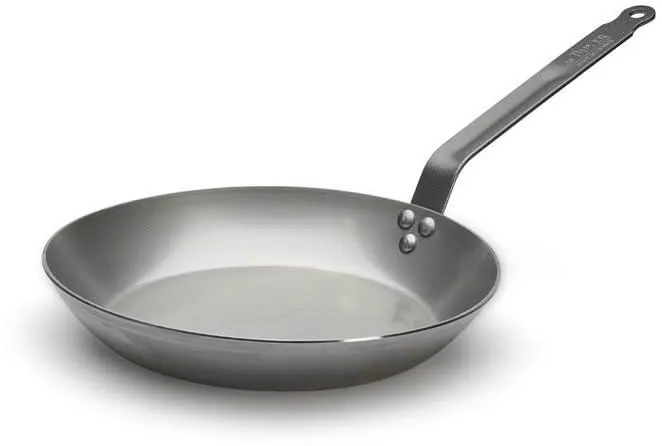 De Buyer Koekenpan Lyonnaise Carbon Plus - Plaatstaal - ø 24 cm - zonder anti-aanbaklaag
