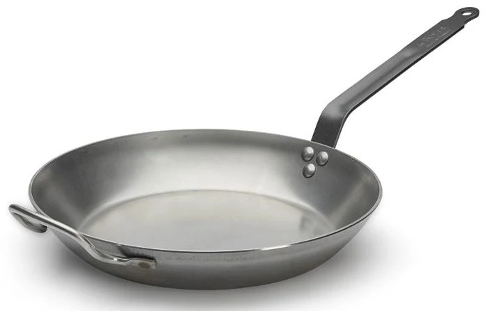 De Buyer Koekenpan Lyonnaise Carbon Plus - Plaatstaal - ø 32 cm - zonder anti-aanbaklaag