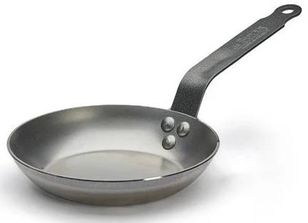 De Buyer Koekenpan Lyonnaise Carbon Plus - Plaatstaal - ø 18 cm - zonder anti-aanbaklaag